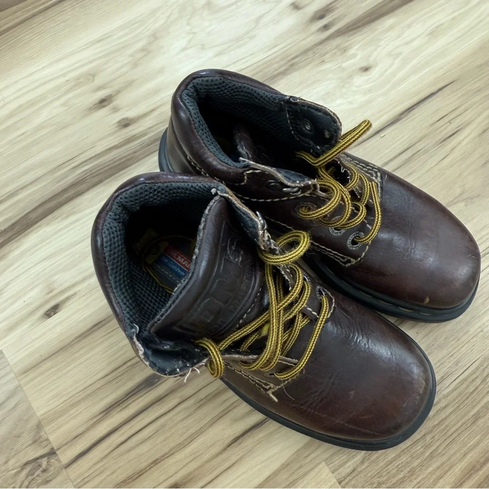 Dr. Martens Brown Kids Boots
